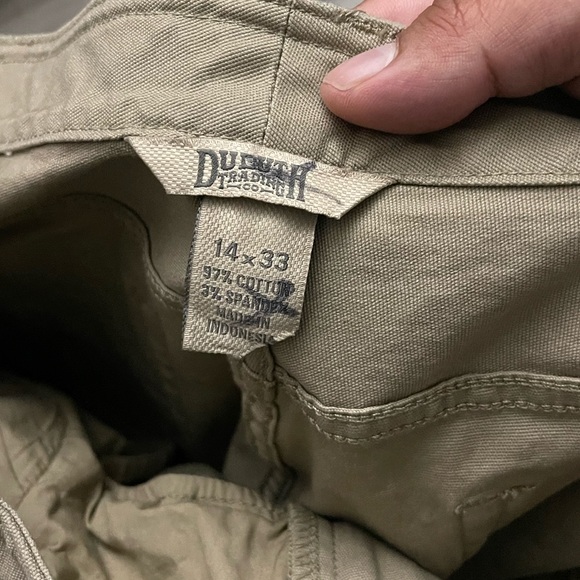 Duluth 14x33 work pants women’s tan - Picture 3 of 8